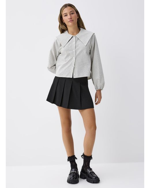 Twik Gray Checked Oversized