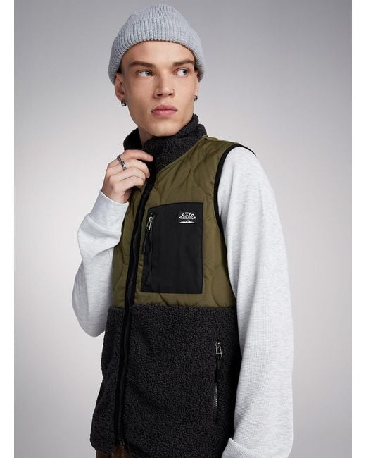 Notice The Reckless Sherpa Quilted Vest for Men | Lyst