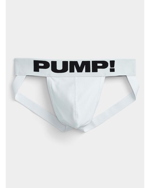 Pump! White Classic Jockstrap Nylon for men