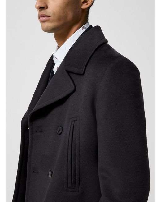 Paul Smith Black Wool And Cashmere Navy for men