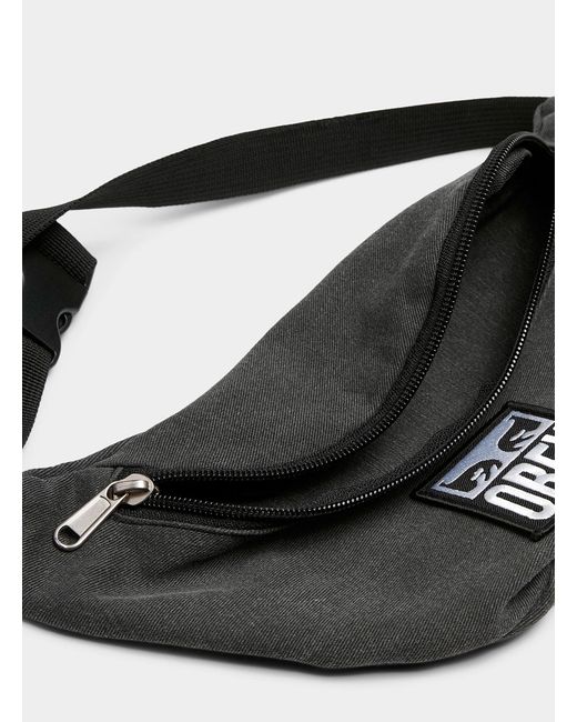 Obey Black Eyes Icon Ii Emblem Belt Bag for men