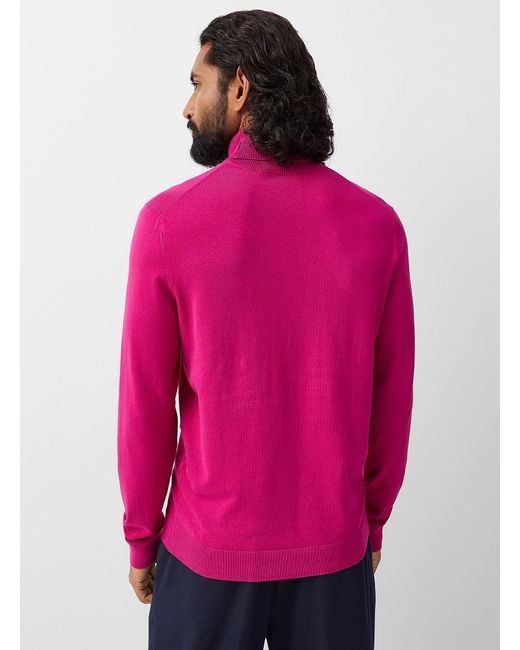 Le 31 Fine Knit Turtleneck in Pink for Men | Lyst