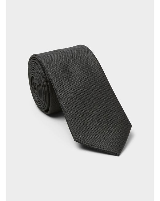 Le 31 Black Iridescent Coloured Tie for men