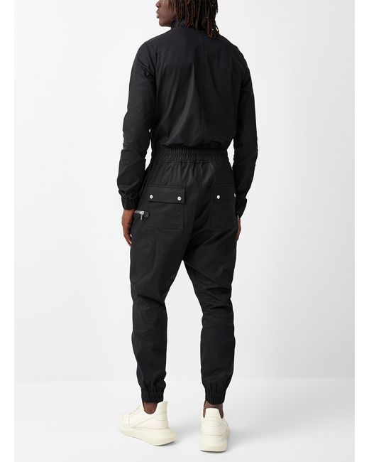 Rick Owens Larry Bauhaus Flightsuit in Black for Men | Lyst