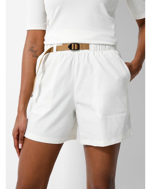 The North Face White Belted Stretch Ripstop Short