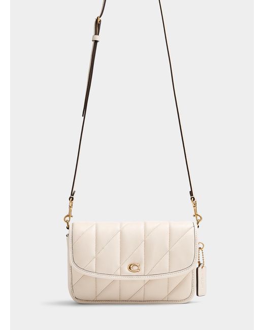 COACH Hayden Quilted Shoulder Bag in Ivory White (White) Lyst Canada