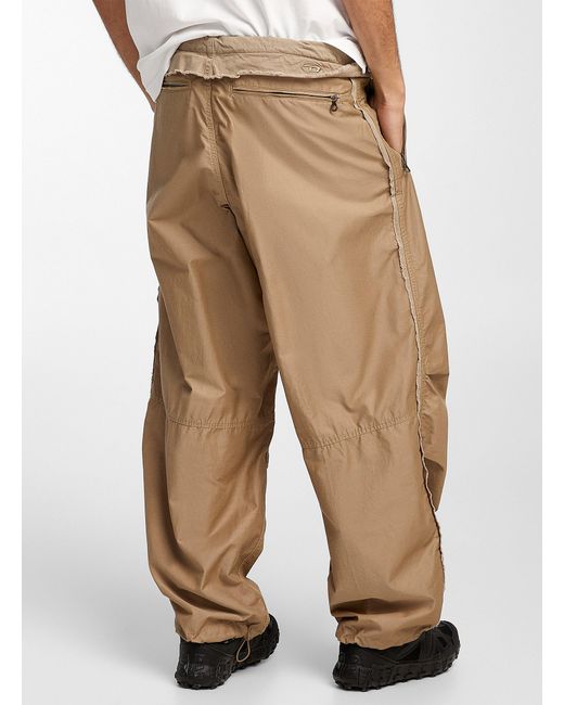 DIESEL Natural P-meckell Adjustable Elastic Waistband Fabric Pant (men, Brown, 30) for men