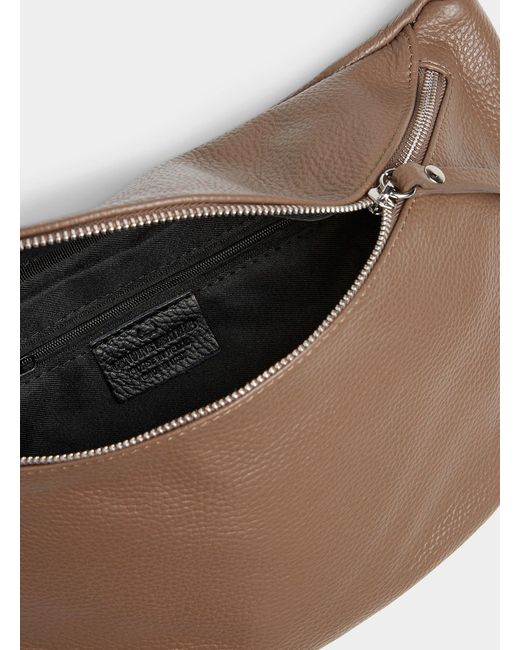 Le 31 Green Grained Leather Belt Bag for men