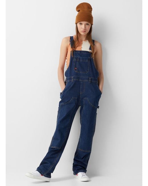 Dickies Blue Denim Carpenter Overalls Lyst