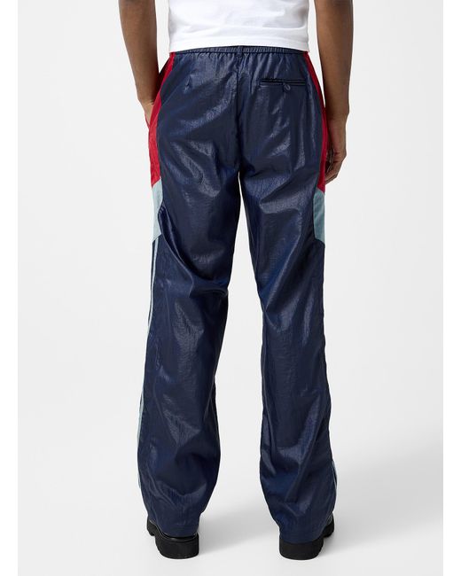 Martine Rose Blue Colourful Stripes Track Pant for men