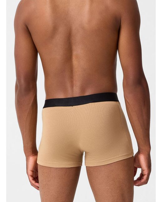 Boss Brown 2" Solid Trunk Cotton for men