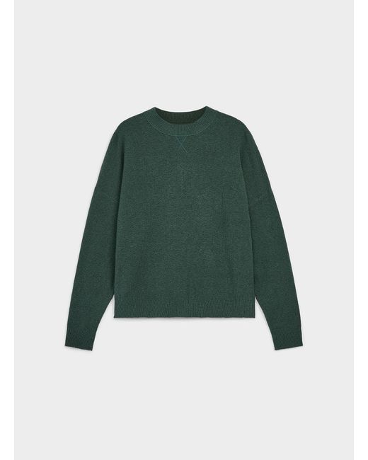 Twik Green Loose Soft Knit Sweater
