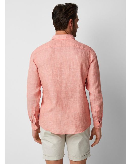 Olymp Red Chambray for men