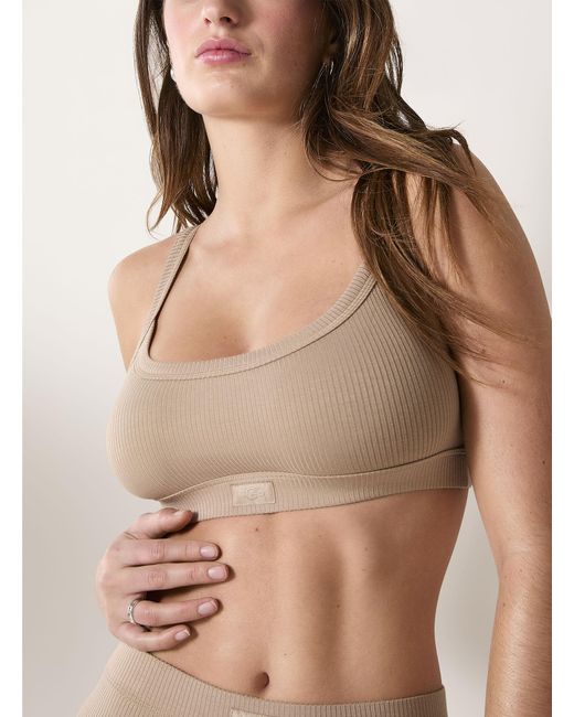 Ugg Brown Tesia Stretch Ribbed Bralette