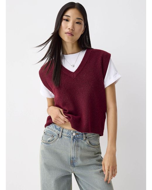 Twik Red Soft Knit V