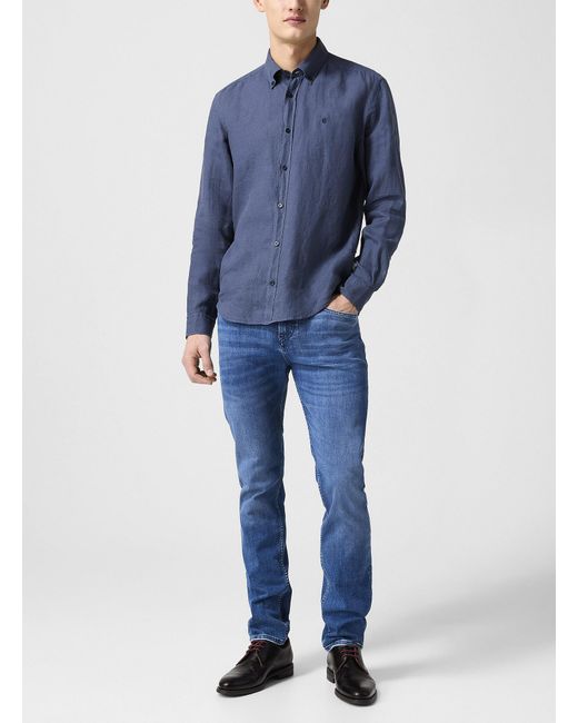 Boss Delaware Washed Blue Slim for men