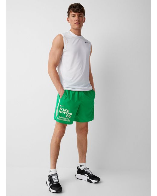 Nike Pigmented Green 7 Loose Short for Men | Lyst