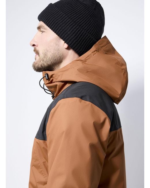 The North Face Brown Antora Hooded Raincoat for men