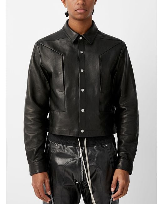 Rick Owens Black Alice Strobe Jacket for men