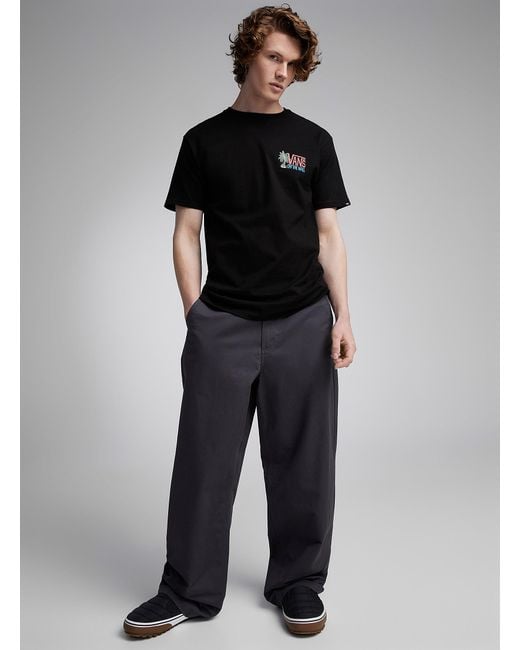 Vans Black Authentic baggy Chinos Relaxed Fit for men