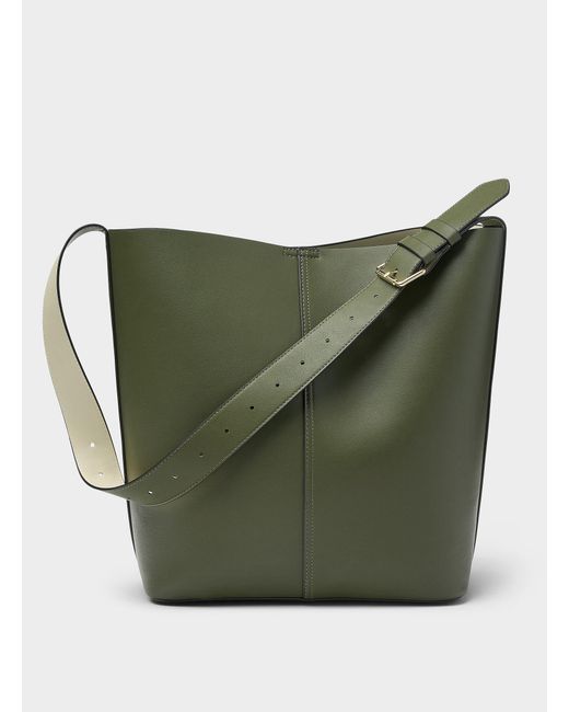 Simon's Green Minimalist Belted