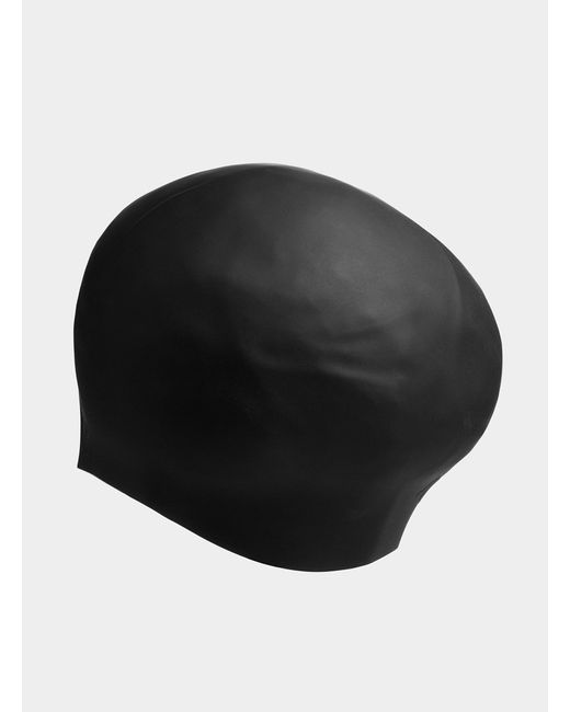 Nike Just Do It Silicone Swim Cap For Long Hair in Black Lyst