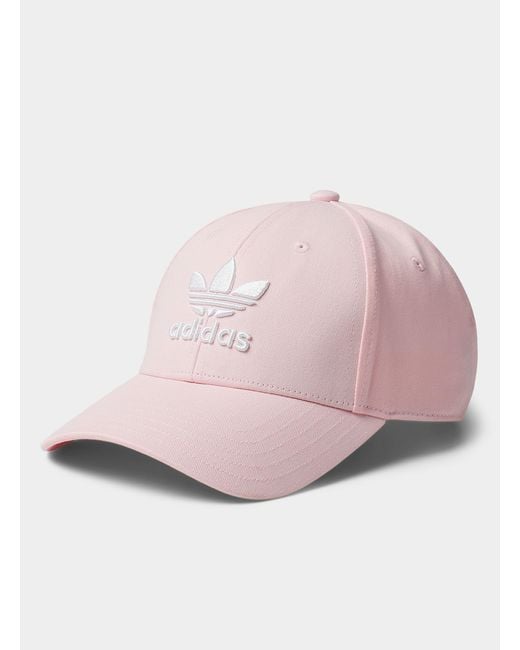 Adidas Originals Pink Logo Embroidery Baseball Cap