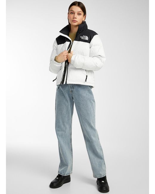 The North Face Synthetic 1996 Retro Nuptse Puffer Jacket in White | Lyst
