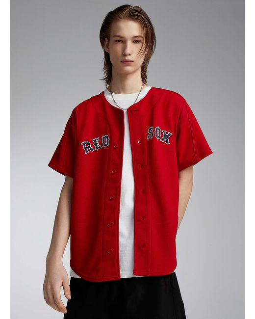 Mitchell & Ness Red David Ortiz Baseball Jersey for men