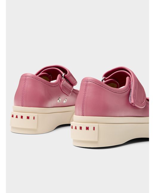 Marni Pink Pablo Platform Mary Janes Women