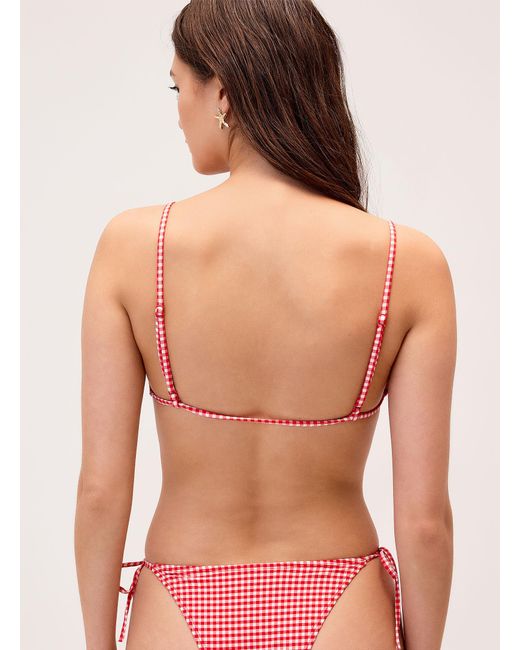 Simon's Red Gingham Ruffle