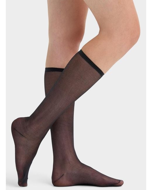 Simon's Natural Sheer Solid Knee