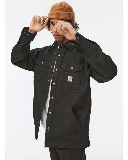 Carhartt Ripstop Worker Overshirt in Black for Men | Lyst Canada