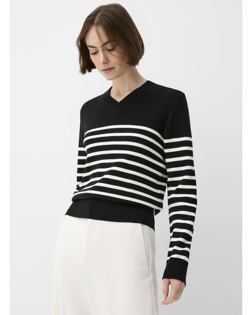 Inwear Multicolor 100% Cotton Striped Sweater