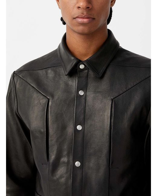 Rick Owens Alice Strobe Jacket in Black for Men | Lyst
