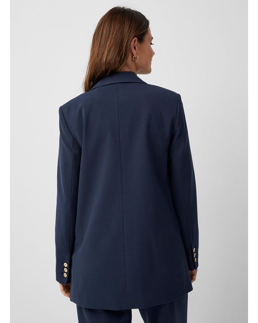 MICHAEL Michael Kors Blue Golden Buttons Navy Jacket