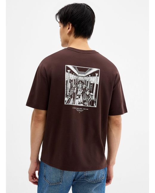 Simon's Red 1840 Print T
