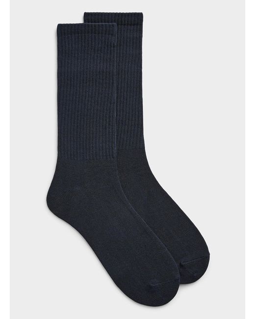 Le 31 Blue Ribbed Combed for men