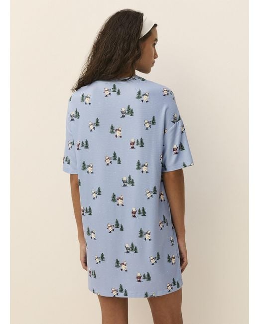 Miiyu Blue Adorable Pattern Ultra