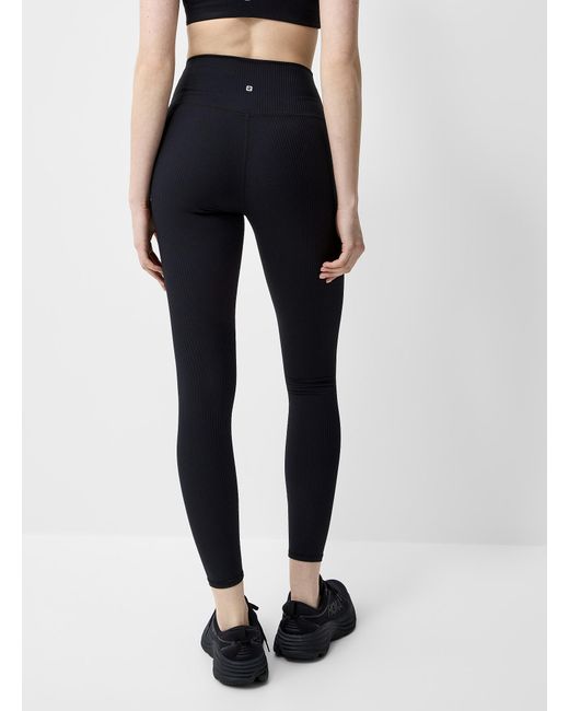 I.FIV5 Blue Ribbed legging 26" Length
