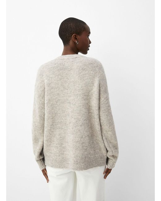 Contemporaine Multicolor Touch Of Wool Landscape Jacquard Sweater