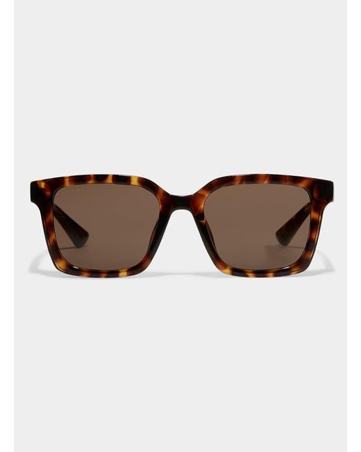 Gucci Brown Monochrome Square Sunglasses for men