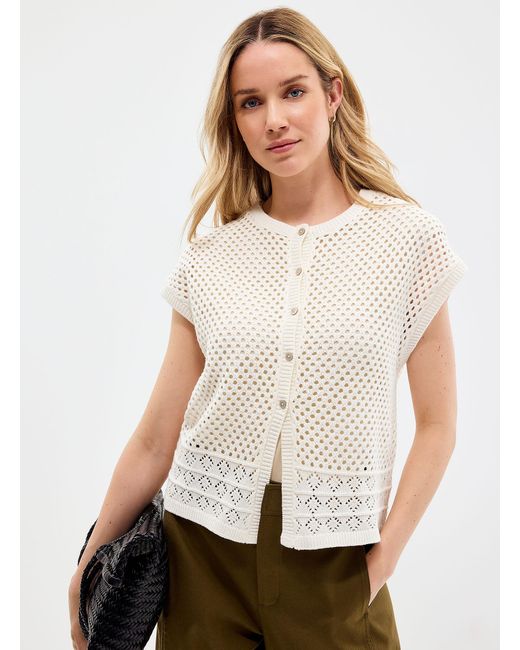 Fransa Natural Openwork Cap