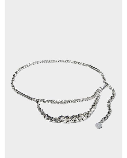 MICHAEL Michael Kors Metallic Solid Link Double