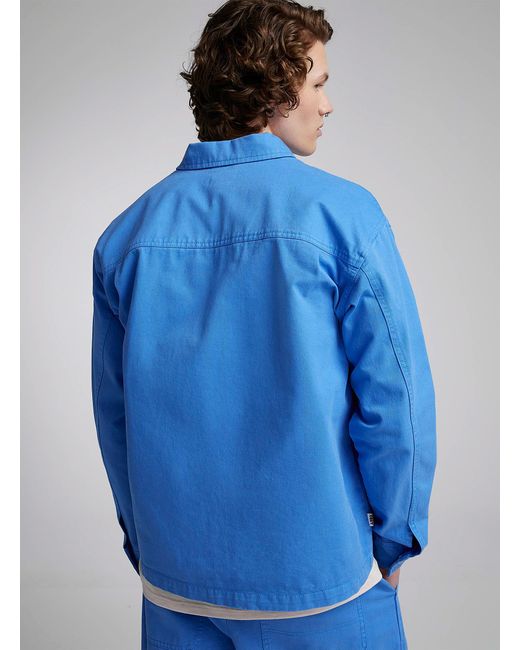 Obey Blue Azure Chore Jacket for men