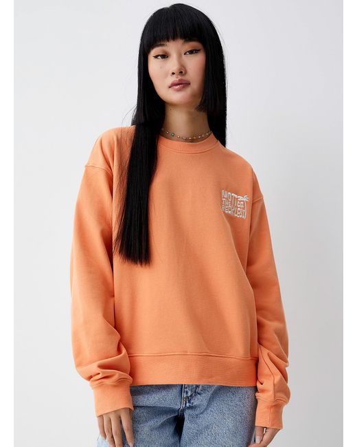 Notice The Reckless Orange The Good Life Club Sweatshirt