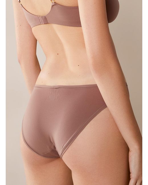 Adidas Brown Body Fit Soft Bikini Panty