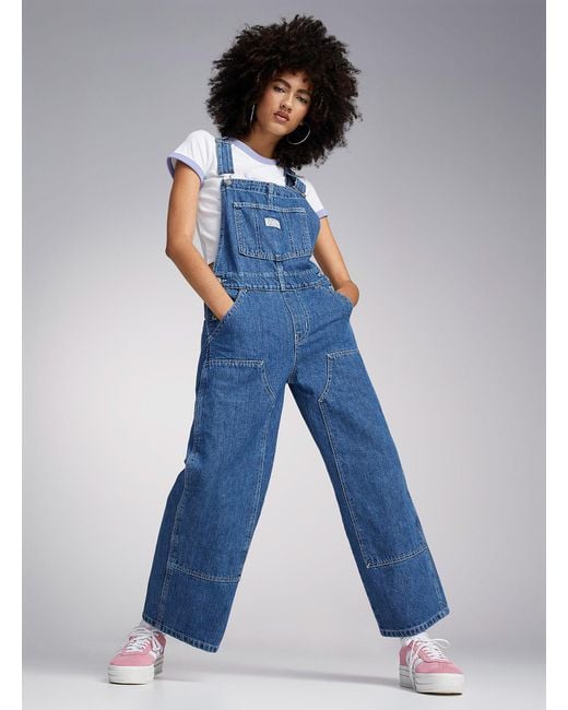 Levi's Faded Denim Loose Workwear Overalls in Blue | Lyst Canada