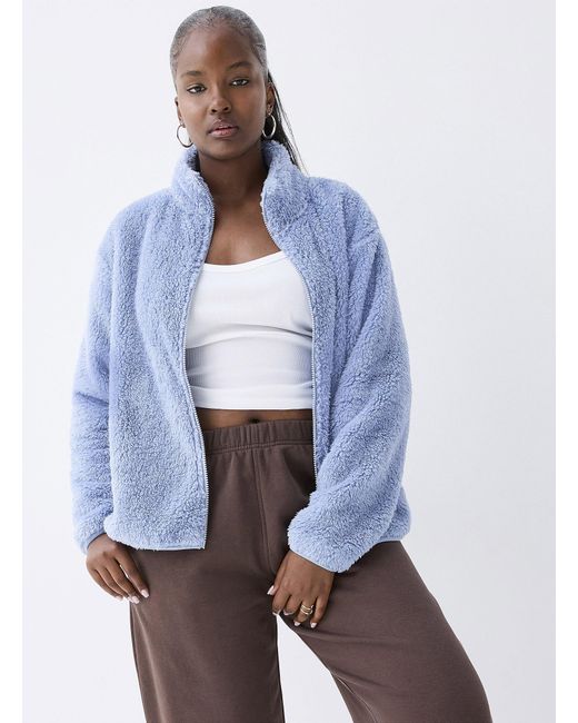 Twik White Plush Zip