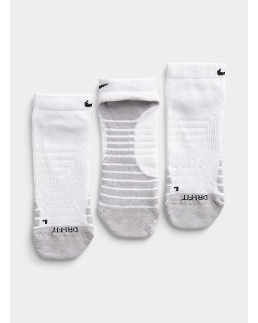 Nike Everyday Max Padded Ankle Socks Set Of 3 in White | Lyst